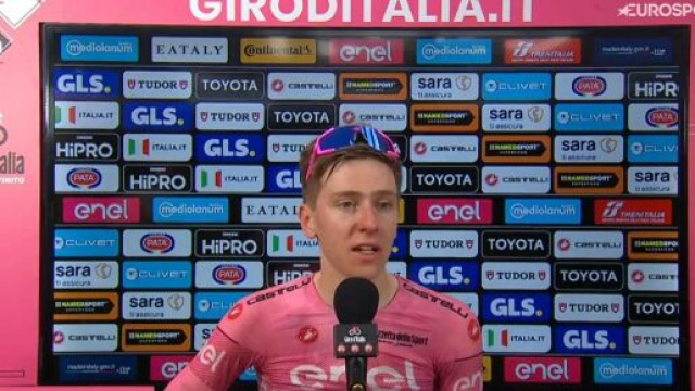 Tadej Pogacar - Screenshot © Eurosport.