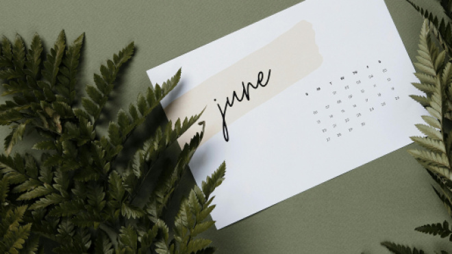 Calendario del mese di giugno - © Pexels.com