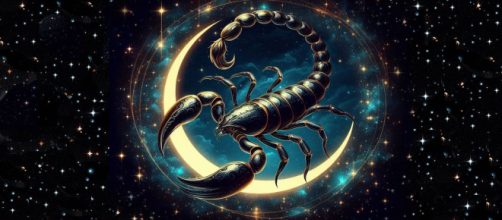 Luna nel simbolo astrale dello Scorpione - © Foto Bing IA