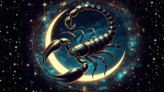 Luna nel simbolo astrale dello Scorpione - © Foto Bing IA