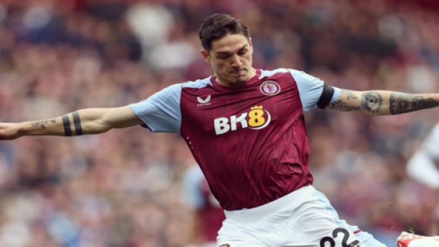 Zaniolo in azione all'Aston Villa &copy; Instagram Zaniolo.