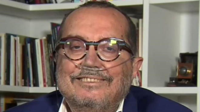 Franco Di Mare durante la sua apparizione in tv lo scorso 28 maggio © pagina Facebook di Che Tempo Che Fa