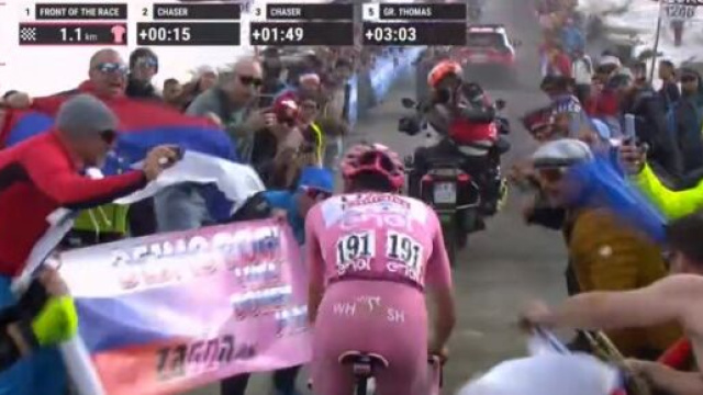 Tadej Pogacar - Screenshot © Eurosport