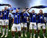 L'Inter che esulta dopo lo scudetto vinto - Profilo Instagram © Inter