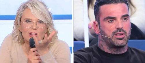 Maria De Filippi e Mario Cusitore - screenshot Uomini e Donne © Canale 5.