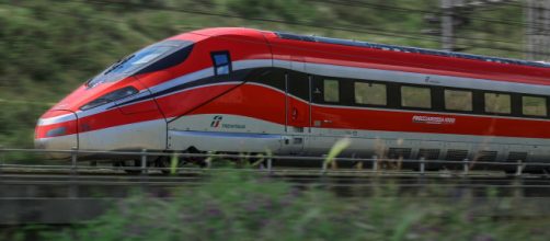 Un Frecciarossa in viaggio. ©Trenitalia