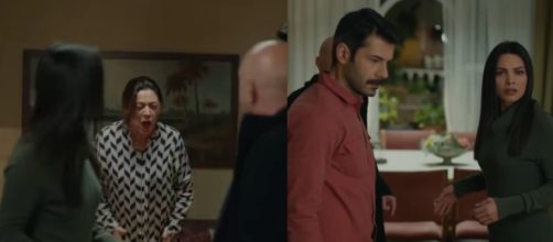 Zeyno Eracar (Fehime), Rüzgar Aksoy (Tarık) e Hazal Filiz Küçükköse (Zeynep) - screeshot © Endless love.