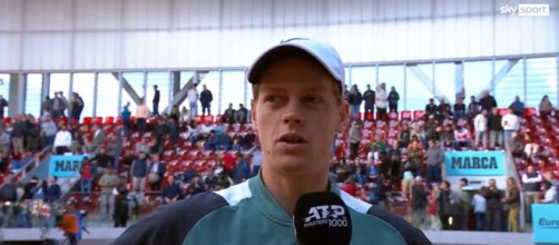 Jannik Sinner intervistato da Sky Sport - screenshot © Sky Sport.