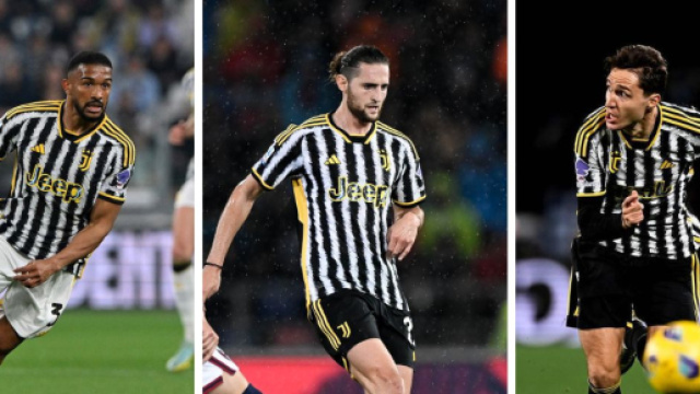 Gleison Bremer, Adrien Rabiot, Federico Chiesa. Foto © Juventus FC
