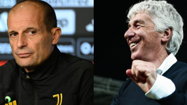 Massimiliano Allegri, ex allenatore della Juventus. Foto © Juventus FC. Giampiero Gasperini, allenatore dell'Atalanta. Foto © Atalanta