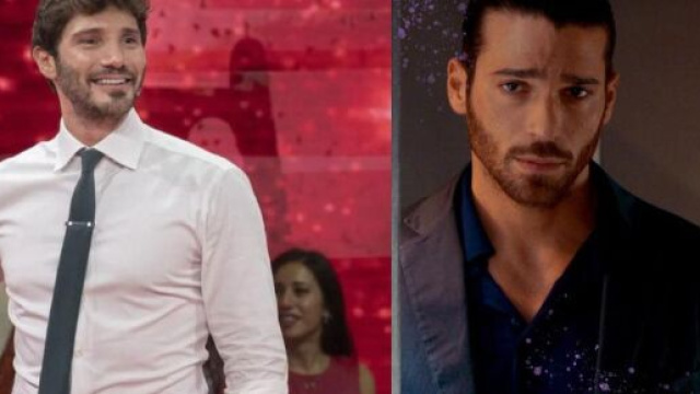 Stefano De Martino e Can Yaman © screenshot Rai-Mediaset