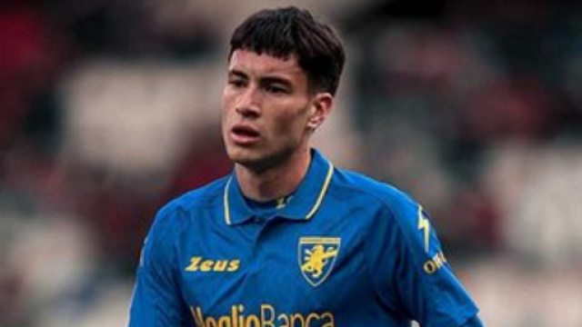 Matias Soulé, con la maglia del Frosinone © Instagram