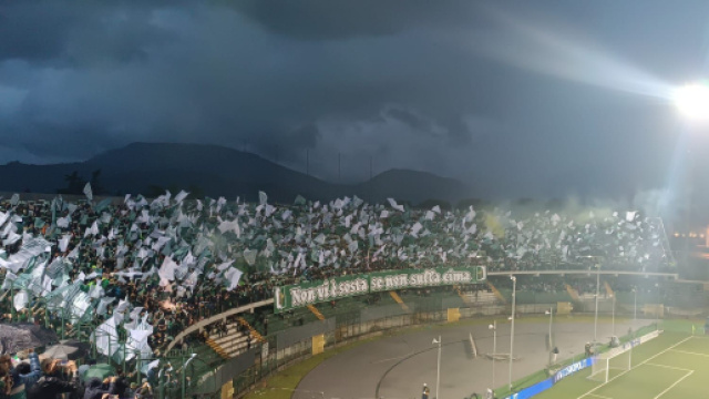 Avellino-Catania, coreografia Curva Sud © Unione Sportiva Avellino 1912