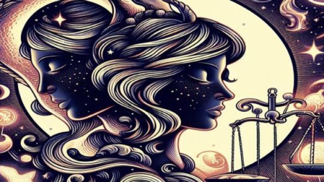 Segno della Bilancia generato con © AI Copilot.