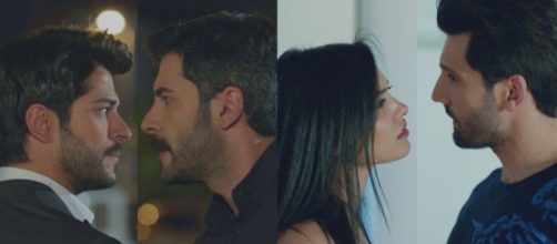 Kemal (Burak Özçivit), Tarik (Rüzgar Aksoy), Zeynep (Hazal Filiz Küçükköse) ed Emir (Kaan Urgancıoğlu) -screenshot © Endless love