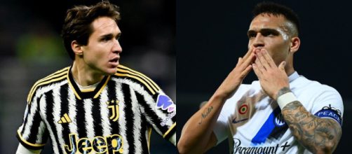 Federico Chiesa, attaccante della Juventus. Foto © Juventus. Lautaro Martinez, attaccante dell'Inter. Foto © Inter