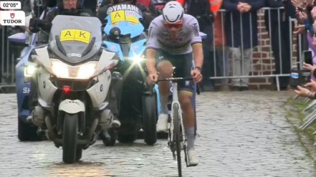 Mathieu Van der Poel - Screenshot © Eurosport.