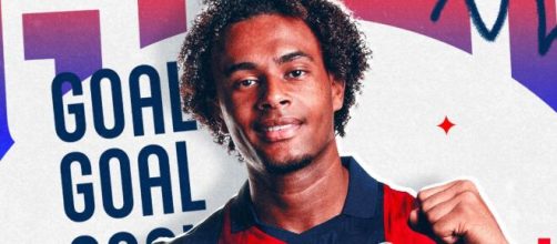 Joshua Zirkzee, attaccante del Bologna. Foto © Bologna FC