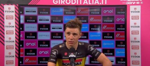 Remco Evenepoel al Giro d'Italia - Screenshot © Eurosport