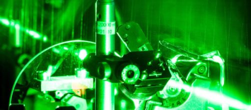 Un'immagine del laser usato nel laboratorio per provare l'esperimento. ©University of Turku, Finland