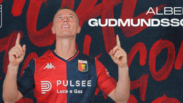Albert Gudmundsson, attaccante del Genoa &copy; foto Genoa