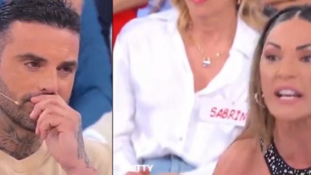 In foto Mario e Ida a Uomini e donne (screenshot &copy; Witty).