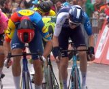 Thibau Nys vince la terza tappa del Giro di Svizzera - Screenshot © Eurosport