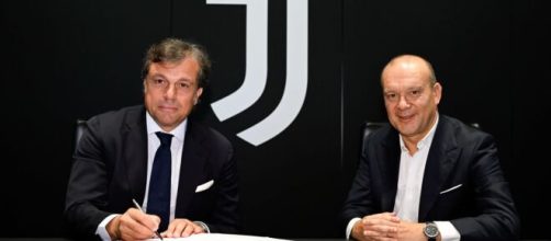 Cristiano Giuntoli e Maurizio Scanavino, dirigenti Juventus ©️ foto presa da sito ufficiale Juventus