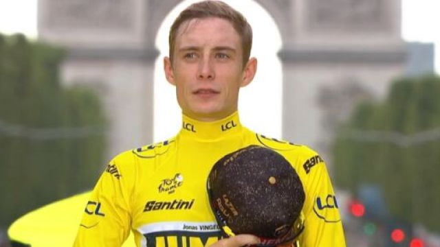 Jonas Vingegaard - Screenshot © Eurosport
