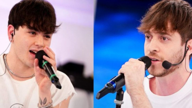 Petit e Holden - screenshot © Canale 5.