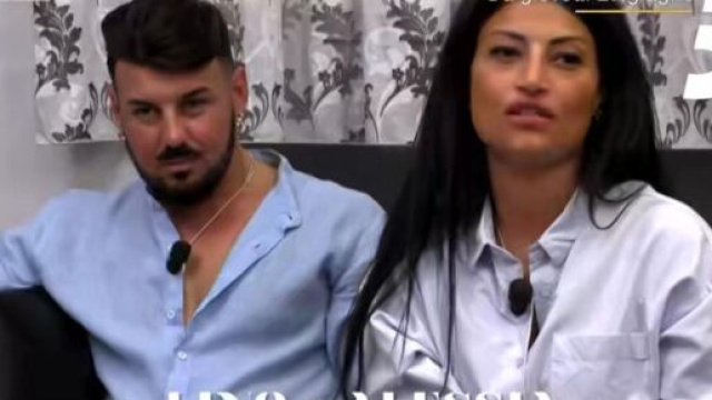 In foto Lino e Alessia (screenshot &copy; Canale 5).
