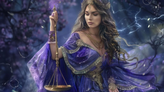 Bilancia - Immagine creata con © IA Midjourney.