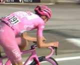 Tadej Pogacar al Giro d’Italia 2024 - Screenshot © Eurosport