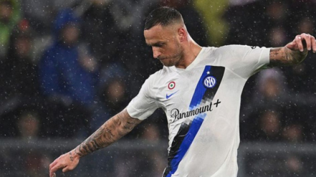 Arnautovic in azione con la maglia dell'Inter - &copy;Instagram/Arnautovic.