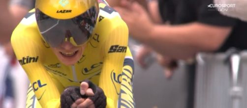 Jonas Vingegaard sarà al via del Tour de France - Screenshot © Eurosport.