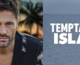 Filippo Bisciglia e il logo di Temptation Island - screenshot © Canale 5