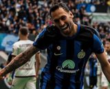 Calhanoglu esulta con la maglia dell'Inter - Instagram Calhanoglu.