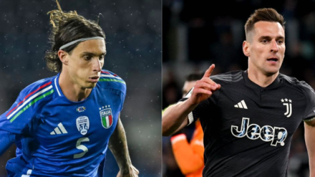 Riccardo Calafiori, © Bologna FC e Arkadiusz Milik © Juventus FC