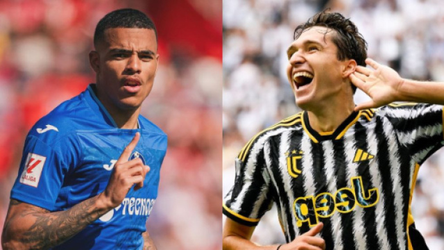 Mason Greenwood, attaccante del Manchester United. Foto © Instagram/Greendoow. Federico Chiesa, attaccante della Juventus. Foto © Juventus