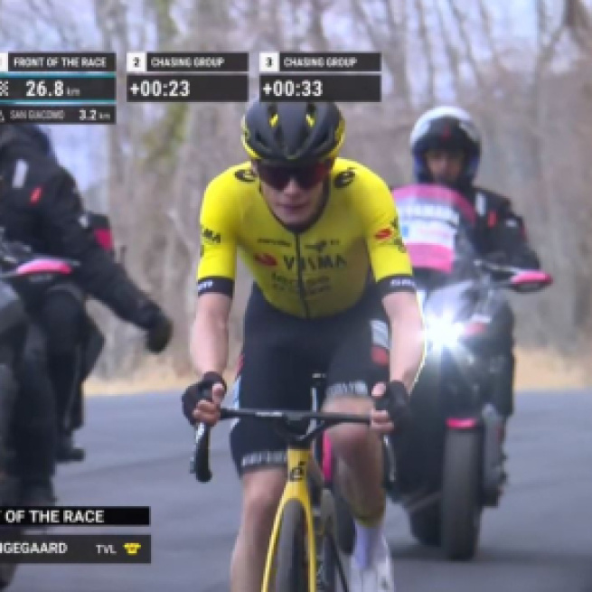 Jonas Vingegaard - Screenshot © Eurosport