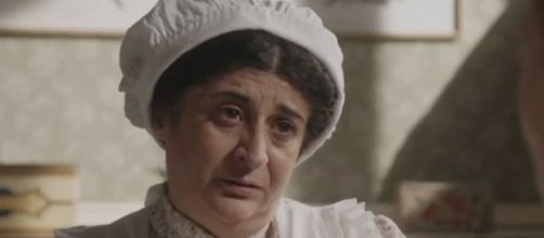 Il personaggio di Candela in una scena de La Promessa © Canale 5.