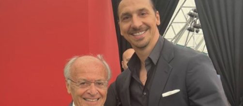 Carlo Pellegatti e Zlatan Ibrahimovic - Profilo Instagram © Pellegatti