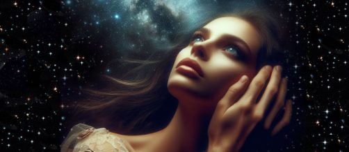 Donna sognante tra le stelle - © Foto Pixabay.