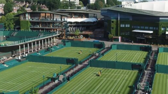 I campi di Wimbledon - screenshot &copy; Wimbledon.org.