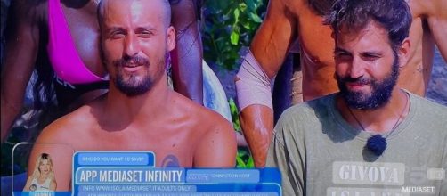 Aras Senol e Edoardo Franco in una puntata dell'Isola dei famosi © Canale 5.