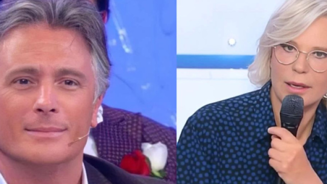Giorgio Manetti e Maria De Filippi - screenshot &copy; Canale 5.