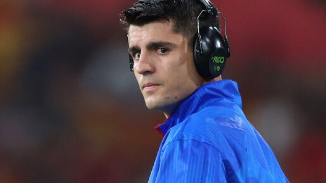 Alvaro Morata, attaccante dell'Atletico Madrid. Foto &copy; X/Morata