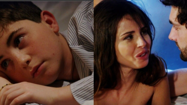 Jimmy, Valeria e Niko in scena, screenshot &copy; Un posto al sole.