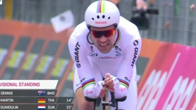 Tom Dumoulin - Screenshot © Eurosport