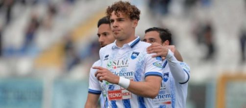 Edoardo Vergani con la maglia del Pescara - © Instagram / Edoardo Vergani